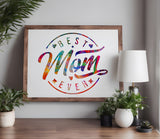 Best Mom Ever Mother's Day Stencil (952)