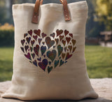 Valentine's Hearts Pattern Stencil (956)