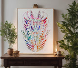 Ancient Egyptian God Anubis Stencil (964)