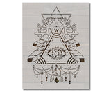 All Seeing Eye of Providence Masonic Stencil (965)