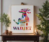 Ancient Egyptian God Wadjet Stencil (974)