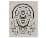 Ancient Egyptian Sun God Ra Stencil (975)