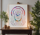 Ancient Egyptian Sun God Ra Stencil (975)