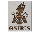 Ancient Egyptian God Osiris Stencil (977)