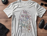 The World is Full of Magic Inspirational Phrase Stencil (982)