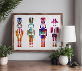 Christmas Nut Crackers Stencil (995)