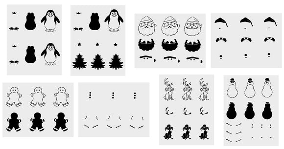Custom Christmas Stencils for Patrick