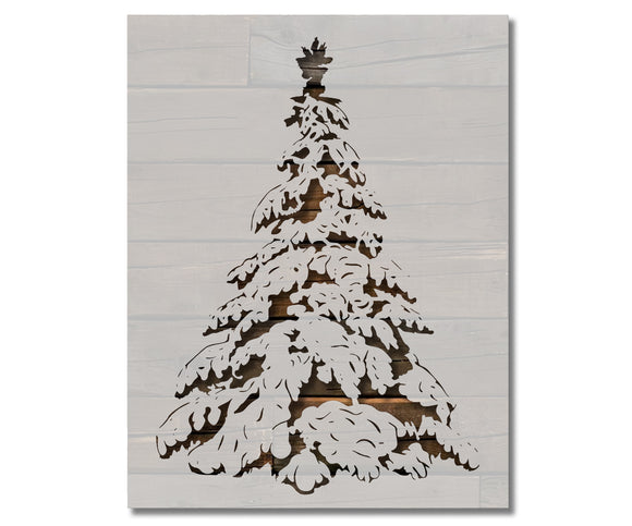 christmas tree stencil