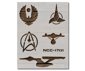 Star Trek Enterprise Klingon Romulan - Stencil (101)
