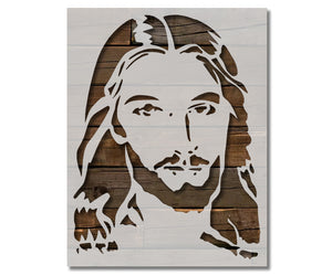 Jesus Christ Face Christmas Custom Stencil (145)