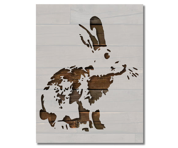Detailed Bunny Rabbit Custom Stencil (150)