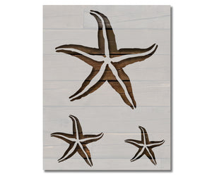 Starfish Star Fish Seashell Sea Shells Multiple Stencil (177)