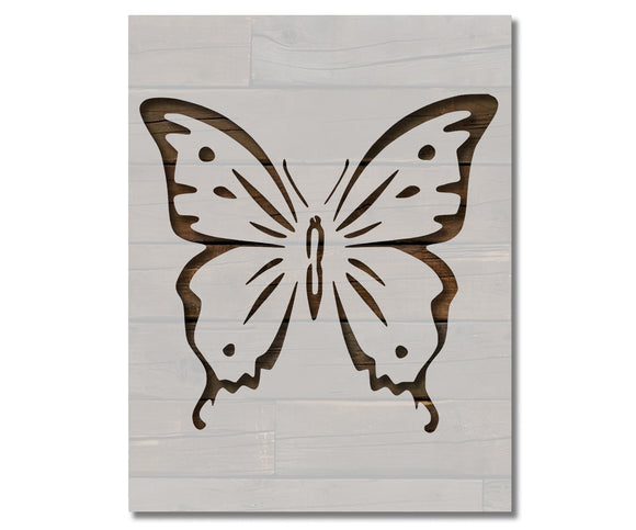 Large Butterfly Custom Stencil (202)