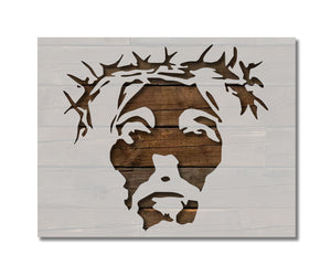 Jesus Christ Crown of Thorns Custom Stencil (250)
