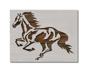 Running Horse Custom Stencil (256)