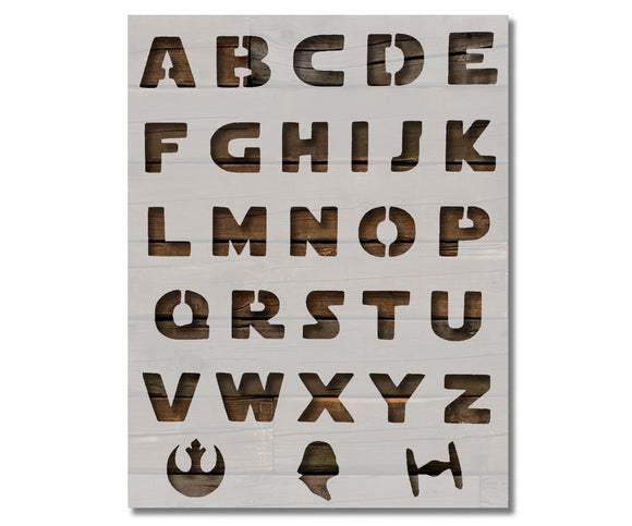 Custom Stencil Beautiful Vintage Font Alphabet Letters - Temu