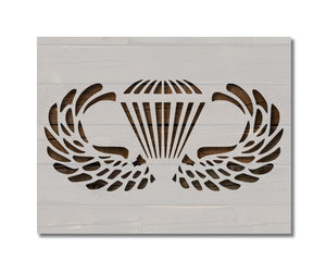 US Airborne Wings Paratrooper Military Stencil (290)