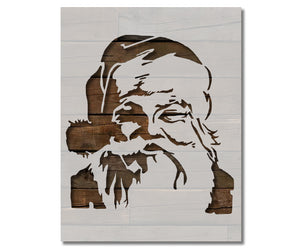 Santa Claus Face Christmas Stencil (303)