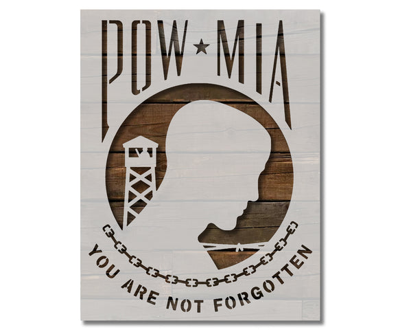 POW MIA Military Veteran Custom Stencil (32)