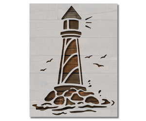 Nautical Lighthouse Light House Custom Stencil (35)
