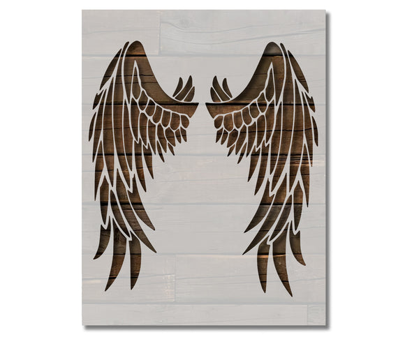 Devil Angel Bird Wings Wing Custom Stencil (368)