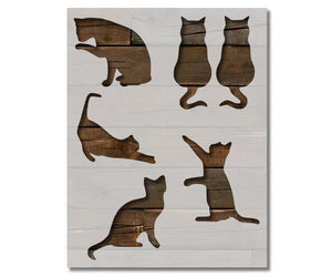Kittens Kitty Cat Cats Kitten Custom Stencil (374)