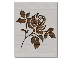 Flower Rose Custom Stencil (390)
