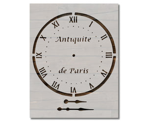 Clock face hands Antiquite de Paris Custom Stencil (440)