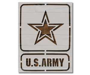 US U.S. United States Army Square Custom Stencil (469)