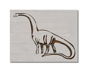 Dinosaur Long Neck Mamenchisaurus Stencil (542)