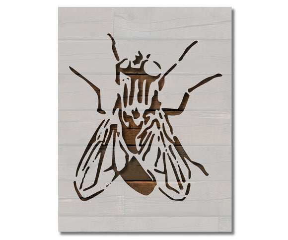 Fly Diptera Bug Insect Stencil (546)