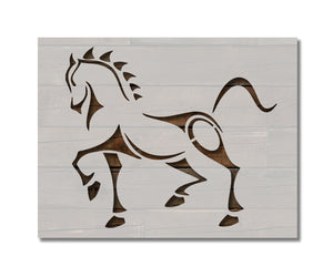 Tribal Horse Steel Stencil (550)