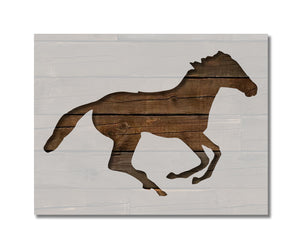 Running Horse Stencil (551)