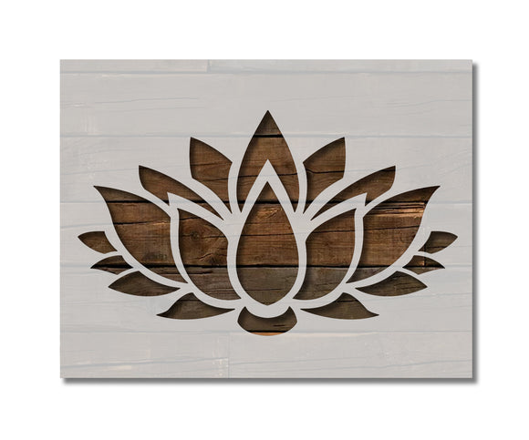 Lotus Flower Stencil (558)