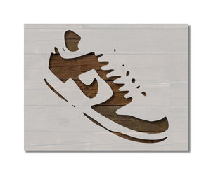Old Shoe Stencil (568)