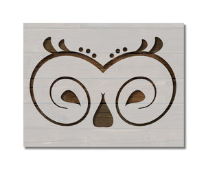 Owl Eyes Stencil (570)
