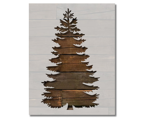 Pine Tree Christmas Stencil (575)