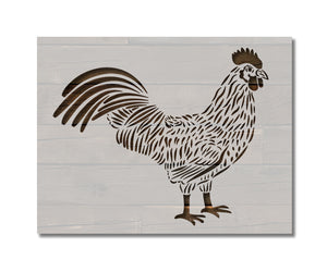 Rooster Chicken Stencil (578)