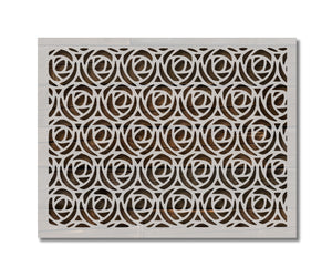 Rose Pattern Stencil (580)