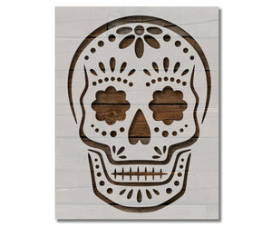 Sugar Skull Day Of The Dead Dia De Muertos Stencil (591)