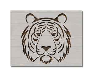 Tiger Face Stencil (597)