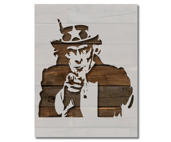 Uncle Sam USA Government Stencil (604)