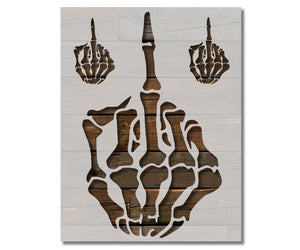 Skeleton Hand Finger Halloween Custom Stencil (67)