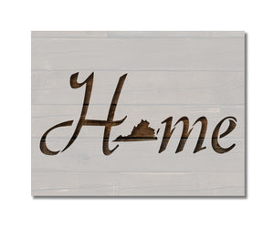 Virginia State Home Love Stencil (712)