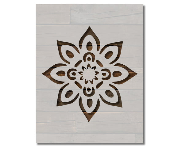 Mandala Geometric Pattern Spiritual 2 Stencil (806)