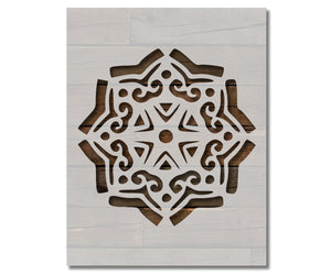 Mandala Geometric Pattern Spiritual 3 Stencil (807)