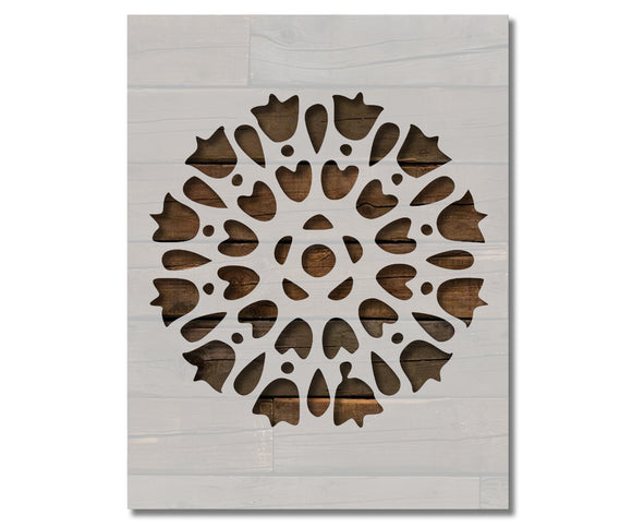 Mandala Geometric Pattern Spiritual 7 Stencil (811)