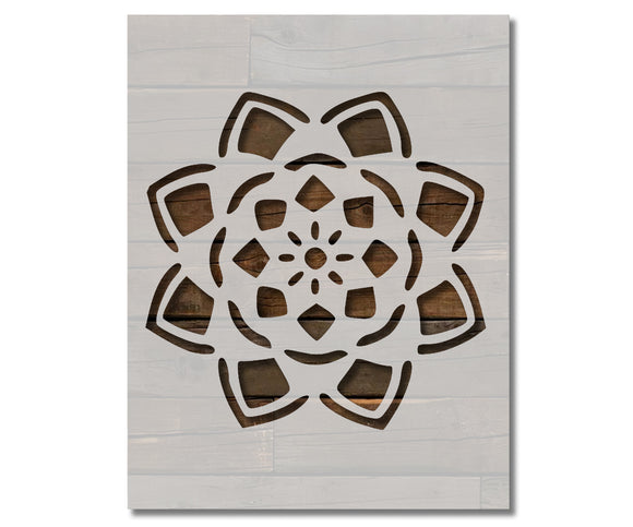 Mandala Geometric Pattern Spiritual 10 Stencil (814)