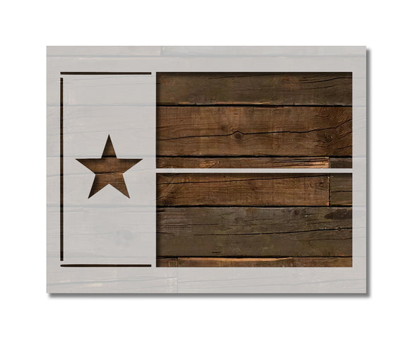 Texas State Flag Stencil (825)