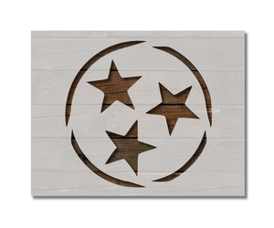 Tennessee State Flag Stencil (828)